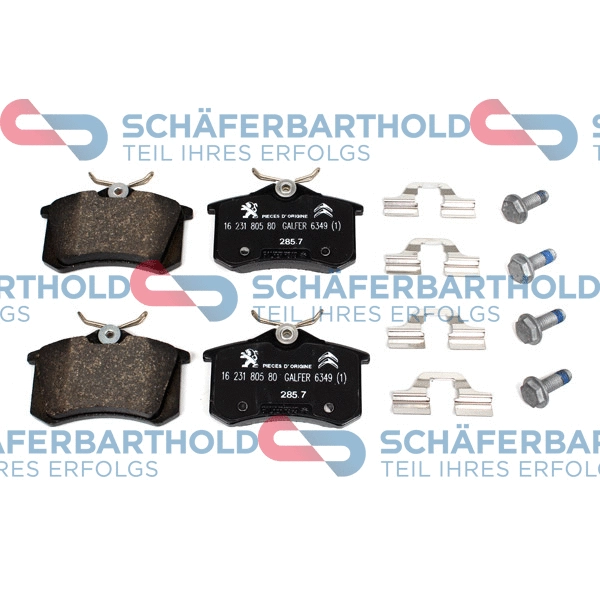 Brake Pad Set, disc brake (315 27 224 01 11)