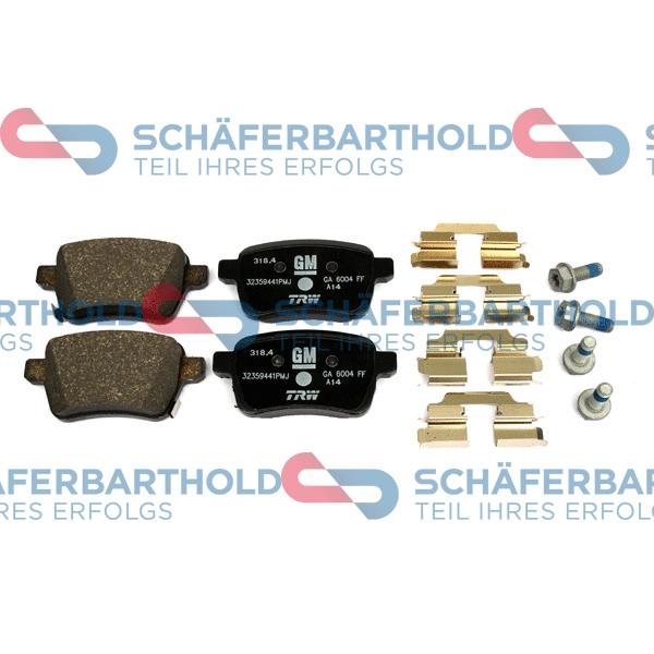 Brake Pad Set, disc brake (315 16 119 01 11)