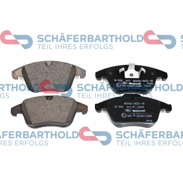 Brake Pad Set, disc brake (315 06 247 01 11)