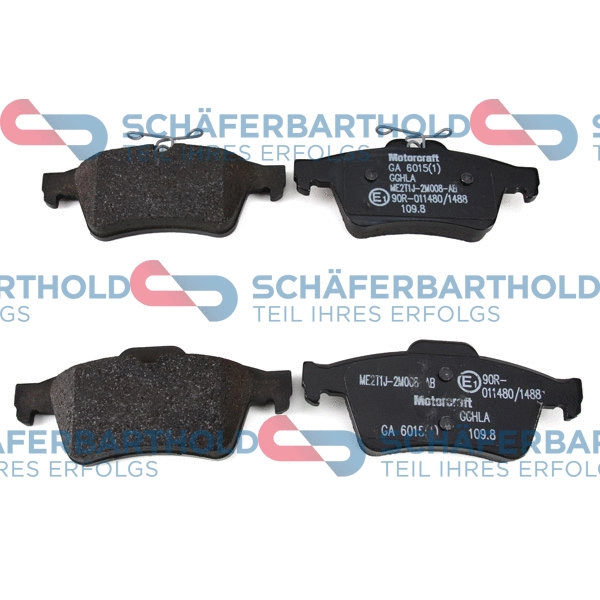 Brake Pad Set, disc brake (315 06 262 01 11)