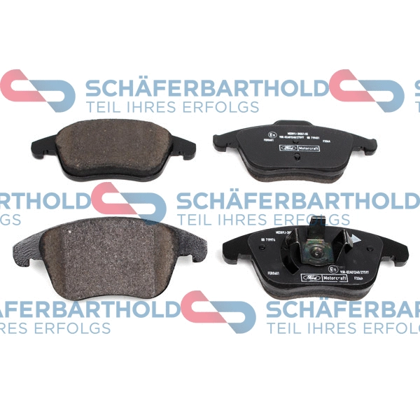Brake Pad Set, disc brake (943 06 761 01 11)
