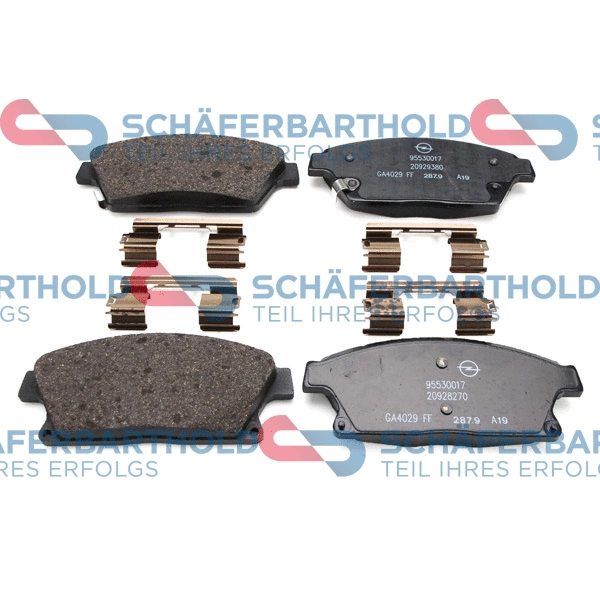 Brake Pad Set, disc brake (315 16 269 01 11)