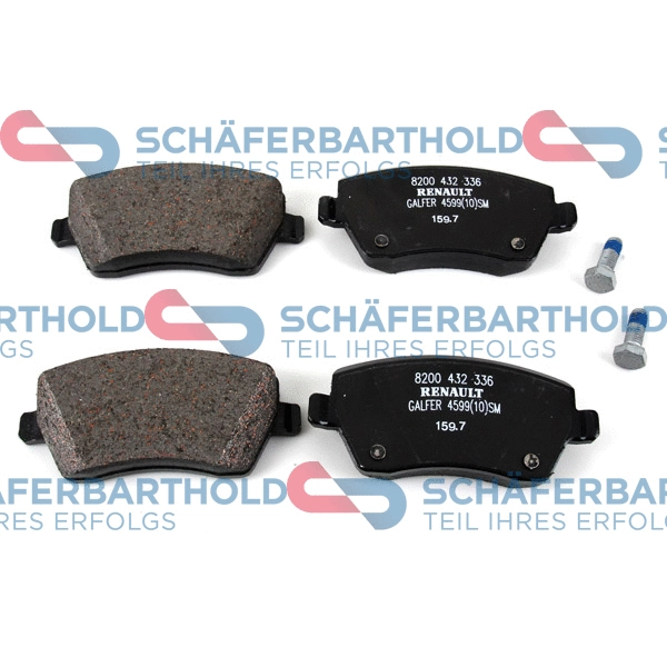 Brake Pad Set, disc brake (315 28 267 01 11)
