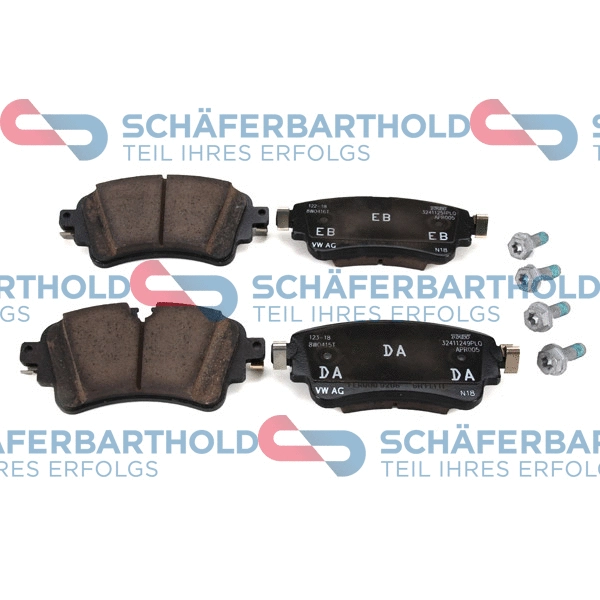Brake Pad Set, disc brake (315 04 131 01 11)