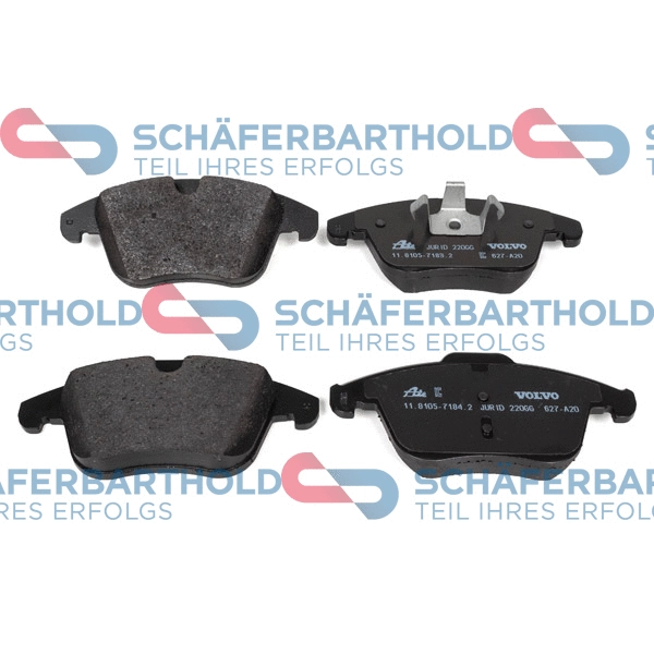 Brake Pad Set, disc brake (315 38 100 01 11)