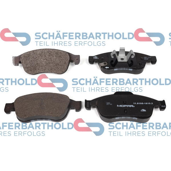 Brake Pad Set, disc brake (315 08 103 01 11)