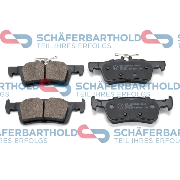 Brake Pad Set, disc brake (315 27 001 01 11)