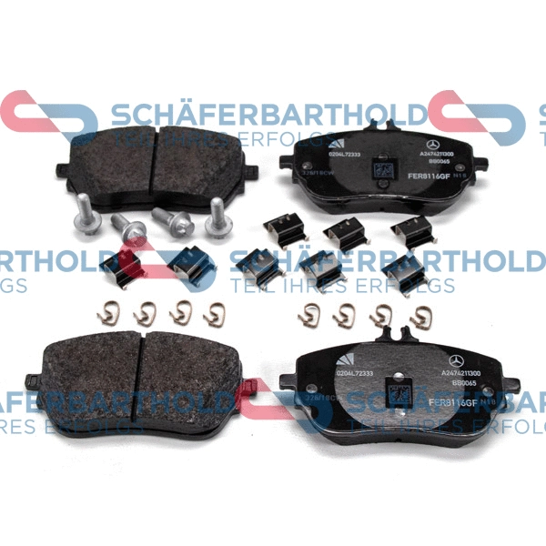 Brake Pad Set, disc brake (315 12 202 01 11)