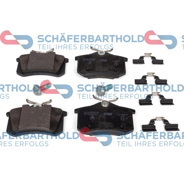 Brake Pad Set, disc brake (315 27 125 01 11)