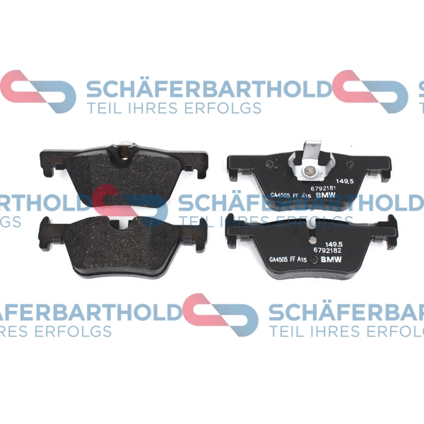 Brake Pad Set, disc brake (315 02 141 01 11)
