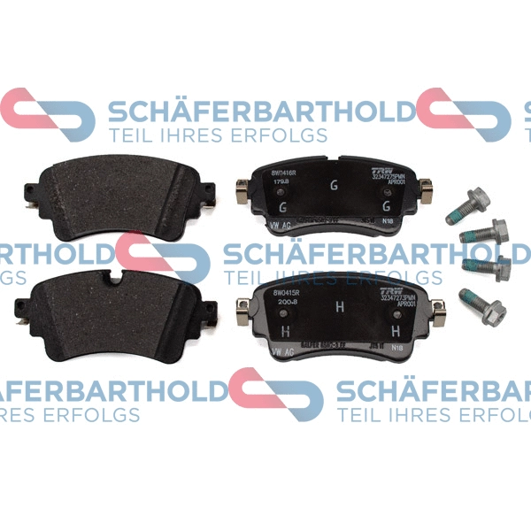 Brake Pad Set, disc brake (315 04 130 01 11)