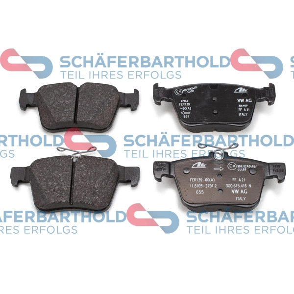 Brake Pad Set, disc brake (315 18 112 01 11)