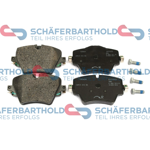 Brake Pad Set, disc brake (315 02 168 01 11)