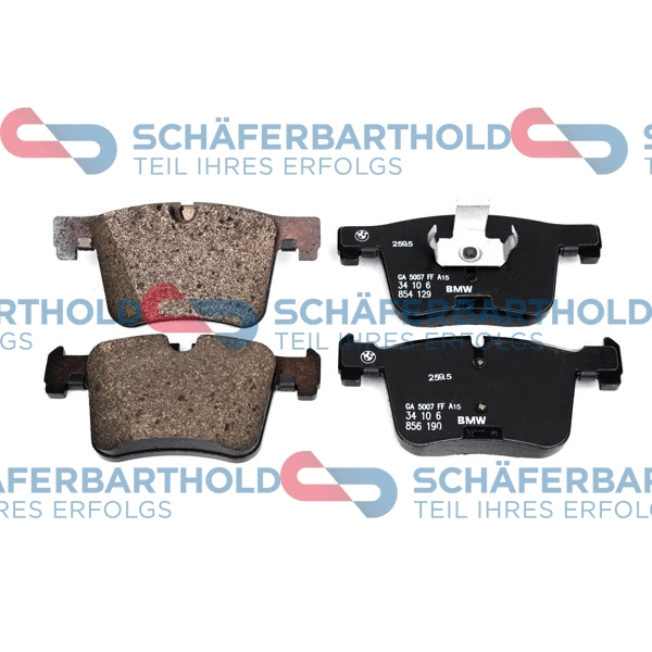 Brake Pad Set, disc brake (315 02 673 01 11)