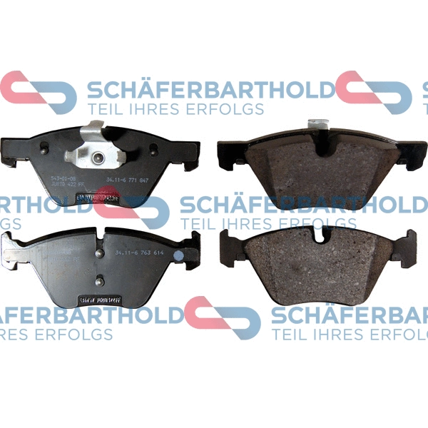 Brake Pad Set, disc brake (315 02 135 01 11)
