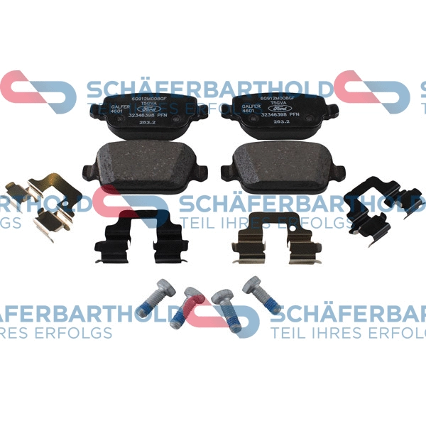 Brake Pad Set, disc brake (315 06 223 01 11)
