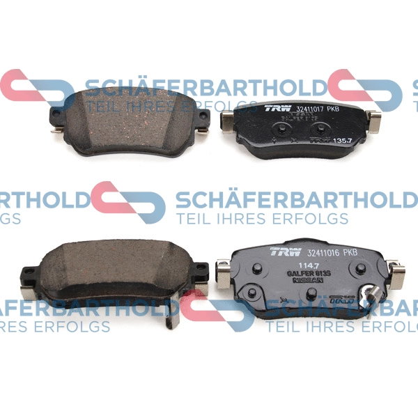 Brake Pad Set, disc brake (315 28 232 01 11)