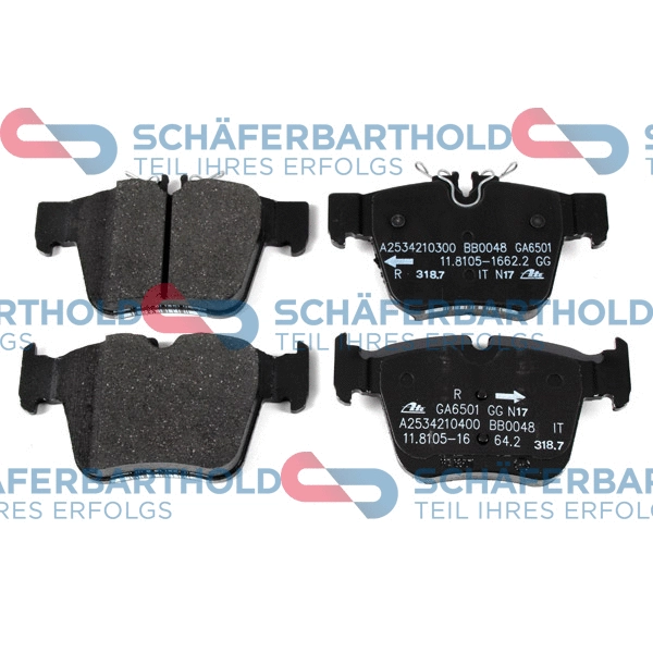 Brake Pad Set, disc brake (315 12 291 01 11)