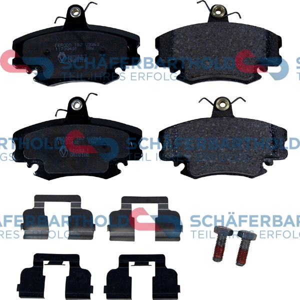 Brake Pad Set, disc brake (315 28 266 01 11)