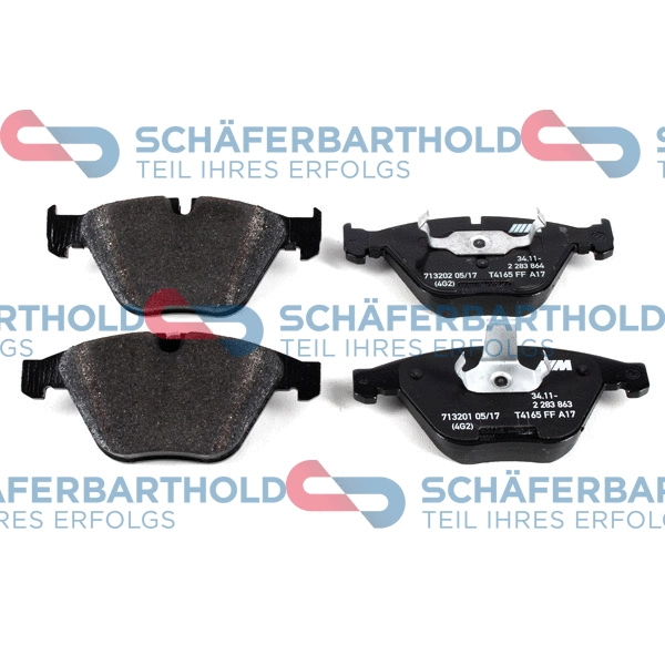 Brake Pad Set, disc brake (315 02 080 01 11)