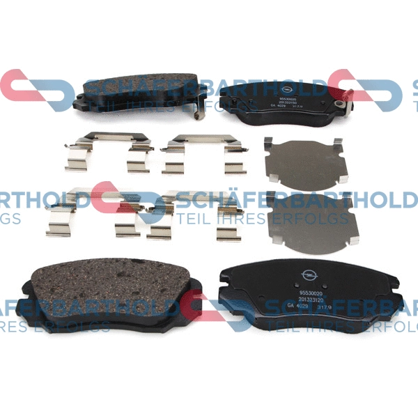 Brake Pad Set, disc brake (315 16 222 01 11)