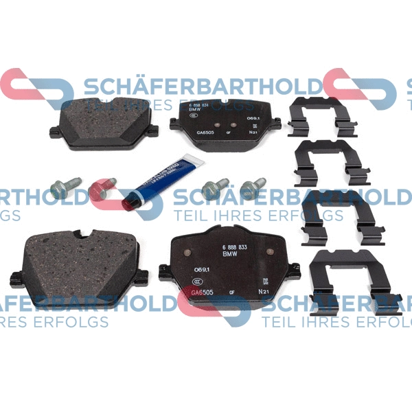 Brake Pad Set, disc brake (315 02 285 01 11)