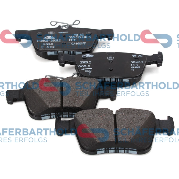 Brake Pad Set, disc brake (315 18 103 01 11)