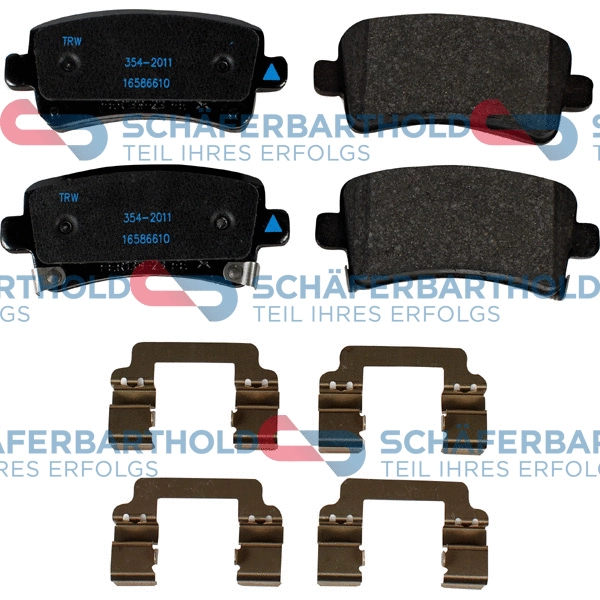 Brake Pad Set, disc brake (315 16 147 01 11)