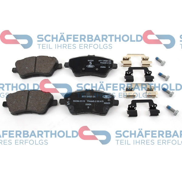 Brake Pad Set, disc brake (315 06 231 01 11)
