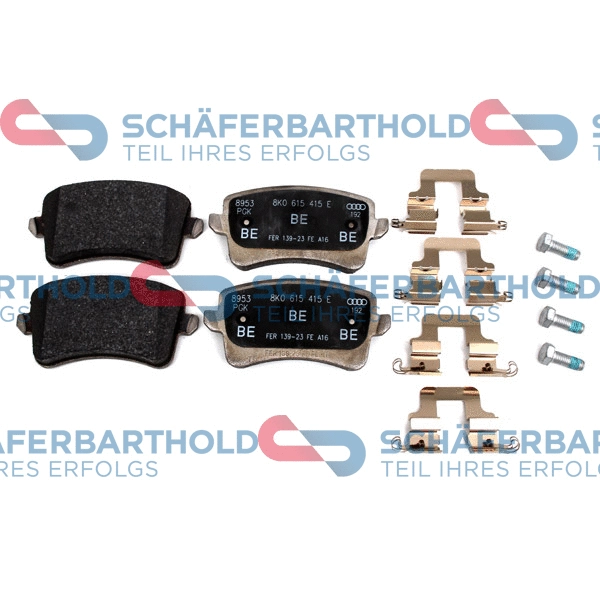 Brake Pad Set, disc brake (315 04 111 01 11)