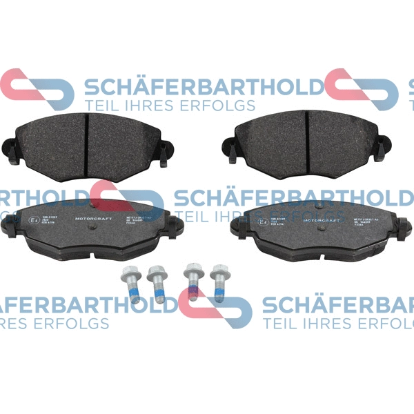 Brake Pad Set, disc brake (315 06 282 01 11)
