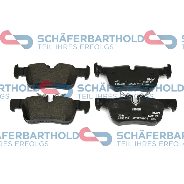 Brake Pad Set, disc brake (315 02 196 01 11)