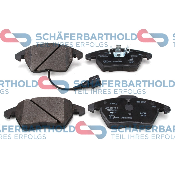 Brake Pad Set, disc brake (315 18 141 01 11)