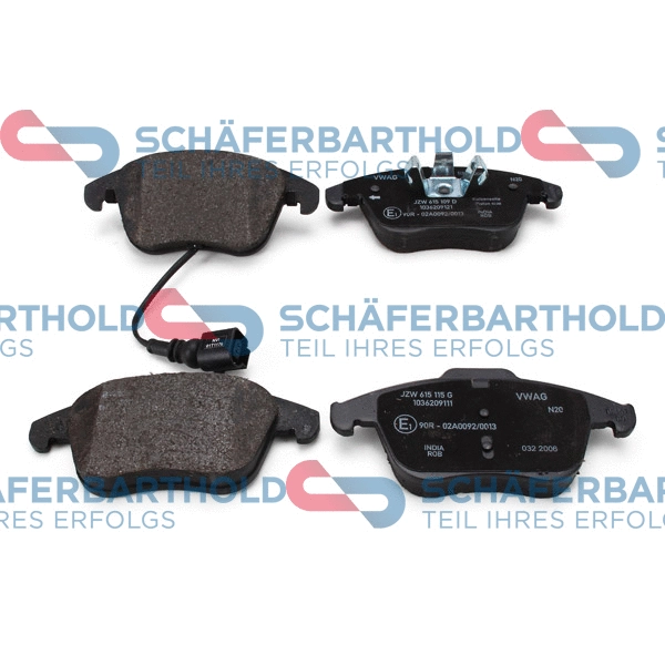 Brake Pad Set, disc brake (315 18 142 01 11)