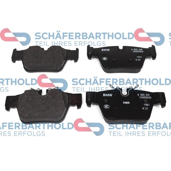 Brake Pad Set, disc brake (315 02 399 01 11)