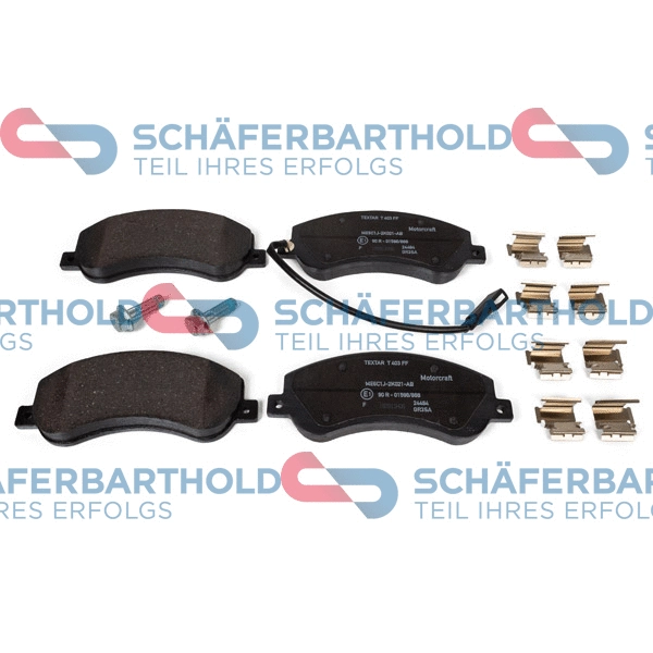 Brake Pad Set, disc brake (315 06 253 01 11)