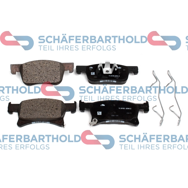 Brake Pad Set, disc brake (315 16 117 01 11)