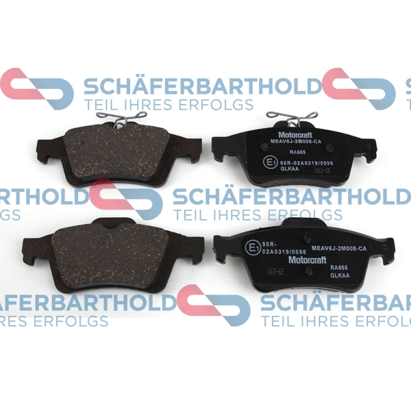 Brake Pad Set, disc brake (941 06 503 01 11)