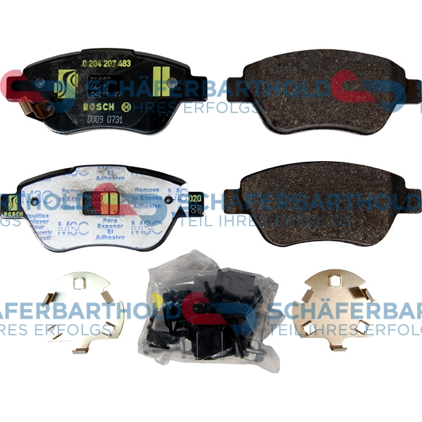 Brake Pad Set, disc brake (315 16 154 01 11)