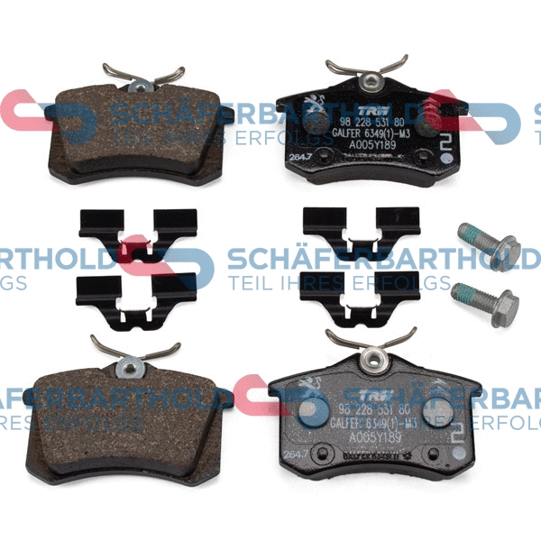 Brake Pad Set, disc brake (315 16 702 01 11)