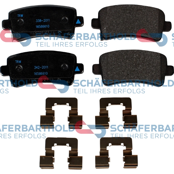 Brake Pad Set, disc brake (315 16 142 01 11)