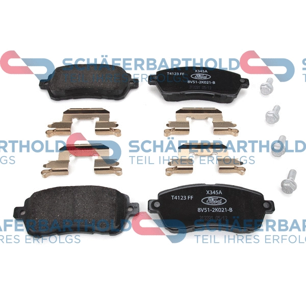 Brake Pad Set, disc brake (315 06 201 01 11)