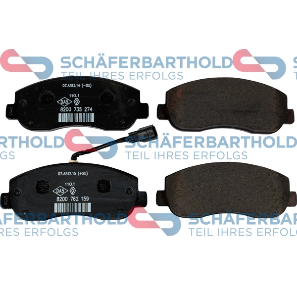 Brake Pad Set, disc brake (315 28 287 01 11)