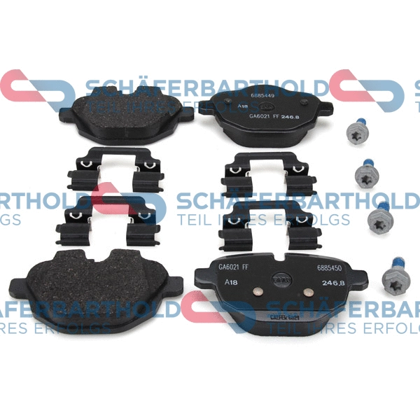 Brake Pad Set, disc brake (315 02 802 01 11)