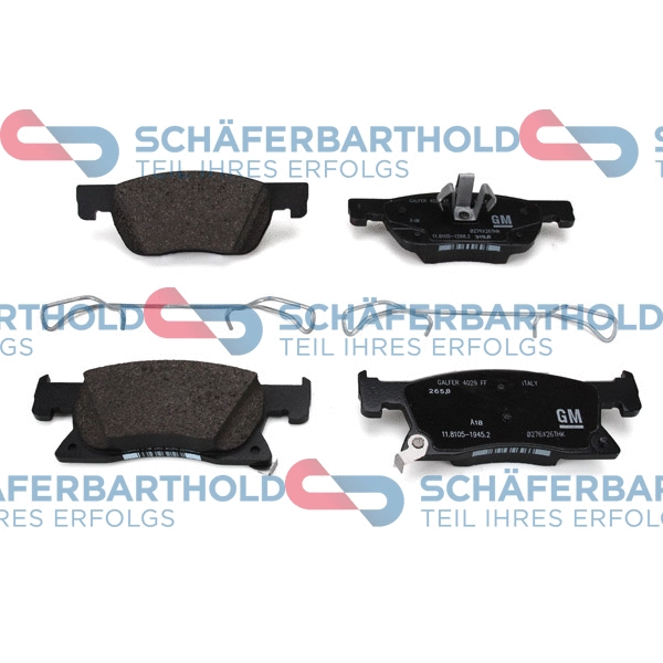 Brake Pad Set, disc brake (315 16 140 01 11)