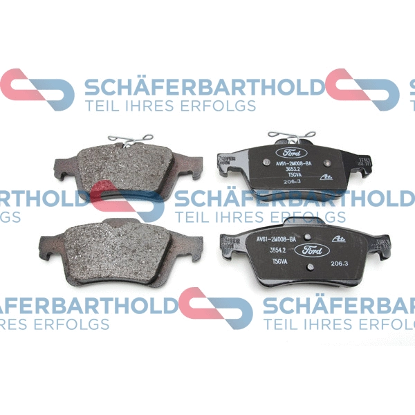 Brake Pad Set, disc brake (315 06 230 01 11)