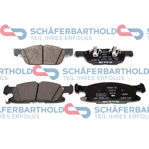 Brake Pad Set, disc brake (315 06 388 01 11)
