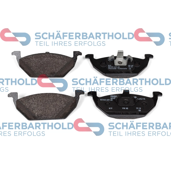 Brake Pad Set, disc brake (315 18 115 01 11)