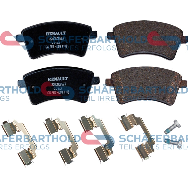 Brake Pad Set, disc brake (315 28 201 01 11)