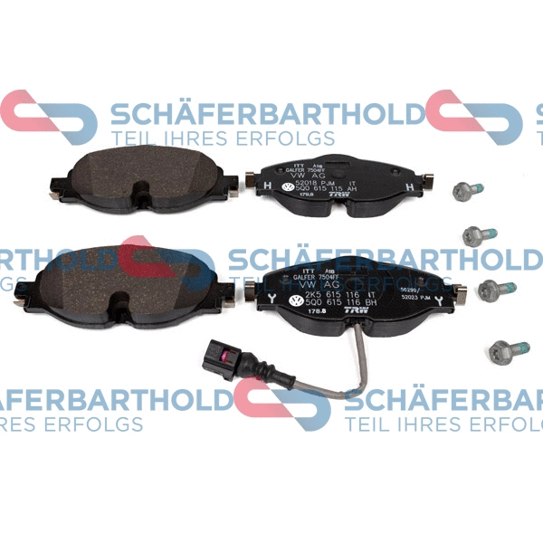 Brake Pad Set, disc brake (315 18 128 01 11)